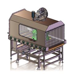 輪轂全自動清洗風干設備