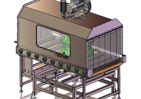 輪轂全自動清洗風干設備